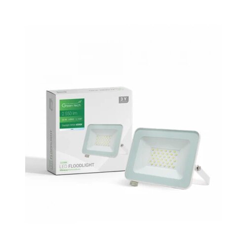 Greentech LED REFLEKTOR 30W 6500K 2550lm IP65 BELI Slike