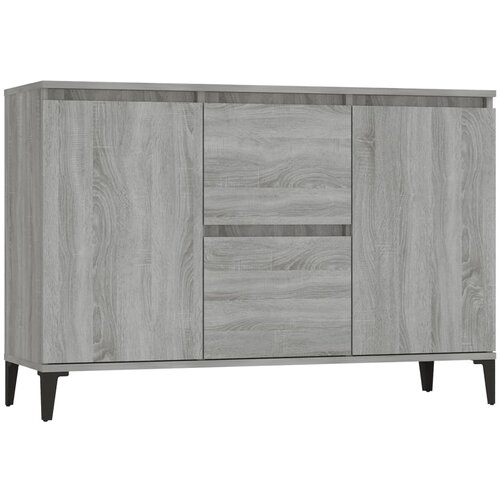 Maison Chic Komoda - Predalnik siva sonoma 104x35x70 cm konstruiran les, (21717277) Slike