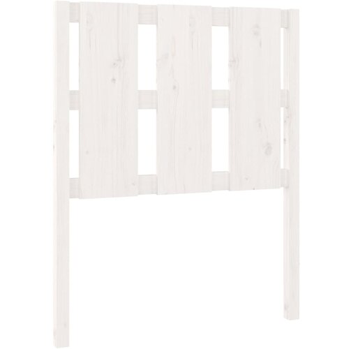 Maison Chic posteljno vzglavje - vzglavna omarica - nočna omarica belo 80,5x4x100 cm trdna borovina, (21706440) Cene