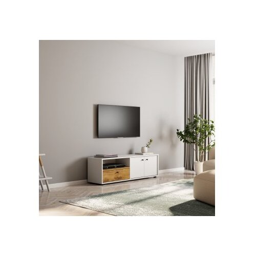 Hanah home tv polica pao white oak Slike