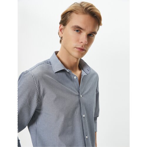 Koton Basic Shirt Classic Cuff Collar Buttoned Long Sleeve Slike