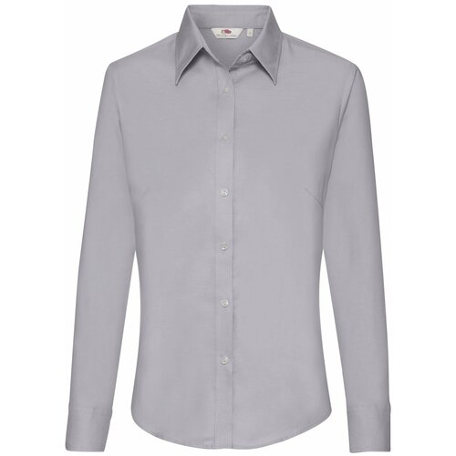 Fruit Of The Loom Grey lady-fit shirt Oxford Slike