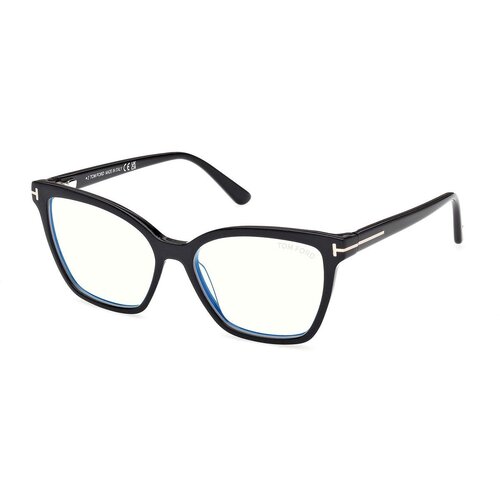 Tom Ford Ženski okvir za dioptrijske naočare Blue block 0FT5641-B 553, Crni Slike