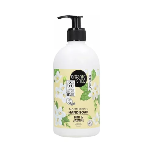 Organic Shop moisturizing Hand Soap Mint & Jasmin
