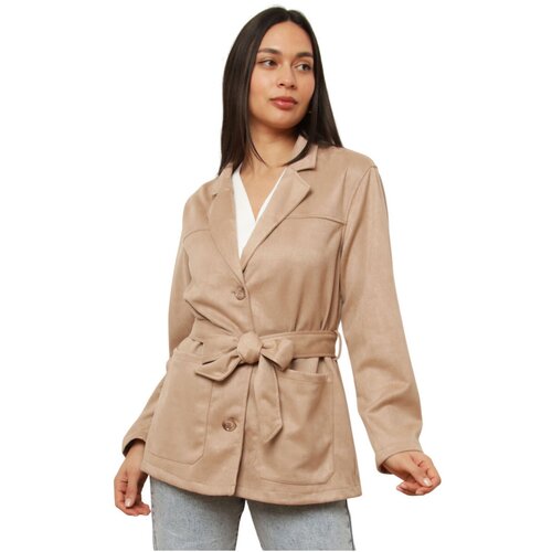 La Modeuse Jakne &amp;amp; Blazerji 77440_P183486 Bež Slike