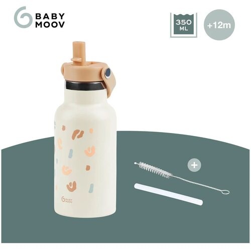 Babymoov bočica od nehrđajučeg čelika Little Explorer - Ivory Slike