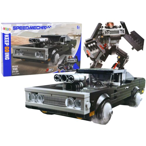  Construction Blocks Vehicle Auto Transformation Robot 2in1 Cene