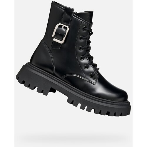 Geox Black Girls Ankle Boots Maquinnens - Girls Slike