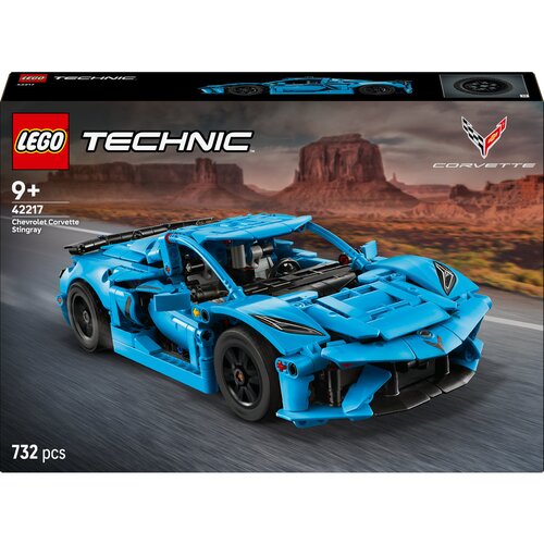 Lego Technic - Plavi Chevrolet Corvette Stingray (42217) Slike