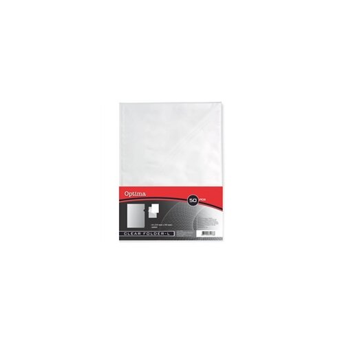 Optima Mapa PVC L A4 160 mic, 50 komada Cijene