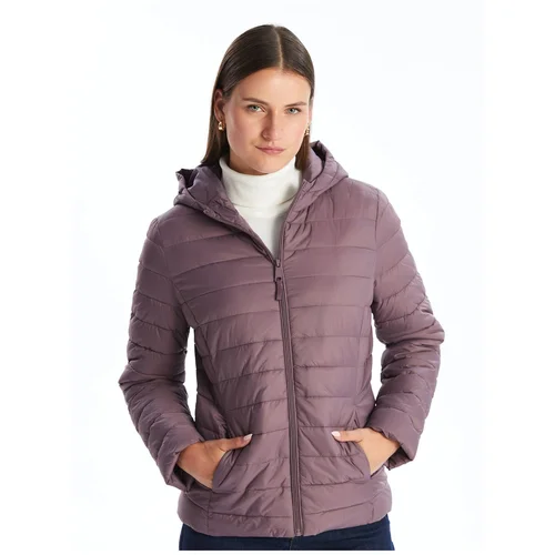 LC Waikiki Women's Hooded Plain Puffer Coat