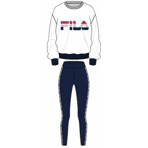 Fila FPW4098 Woman Pyjamas White/Blue L Donje rublje za fitnes