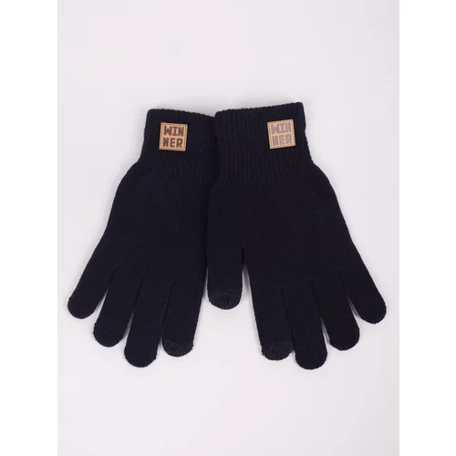 Yoclub Man's Gloves RED-0219F-AA50-010