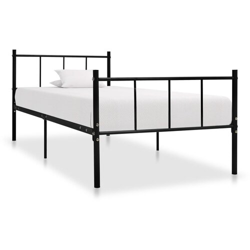 Furnova Posteljni okvir črn kovinski 90x200 cm, (21931603) Slike