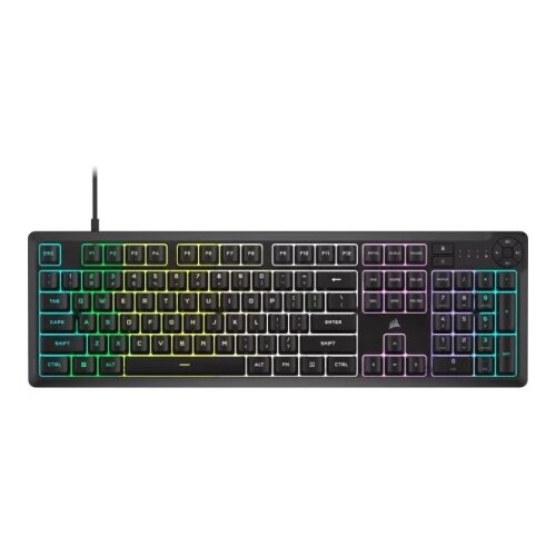 Corsair Gaming membranska tipkovnica K55 CORE RGB, žična, črna, (5000150772) Slike