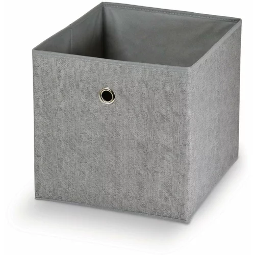 Domopak Siva škatla za shranjevanje Stone, 32 x 32 cm