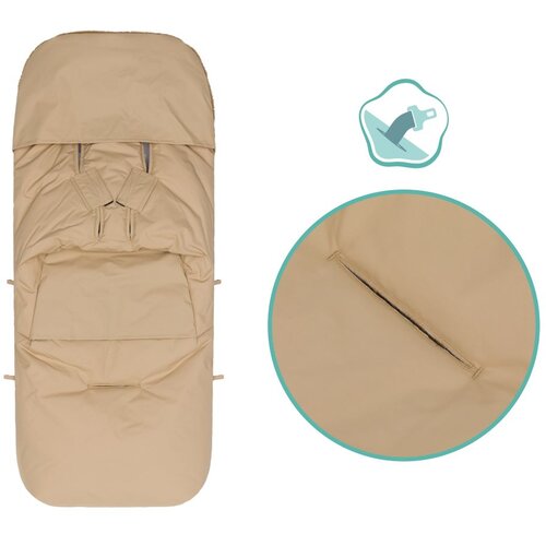 Fillikid Footmuff Kinley zimska vreća za kolica, Teddy nature Slike