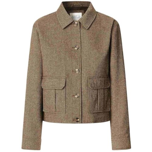 PepeJeans Pla&amp;scaron;či PL4024377 CHOCOLATE Kostanjeva Slike