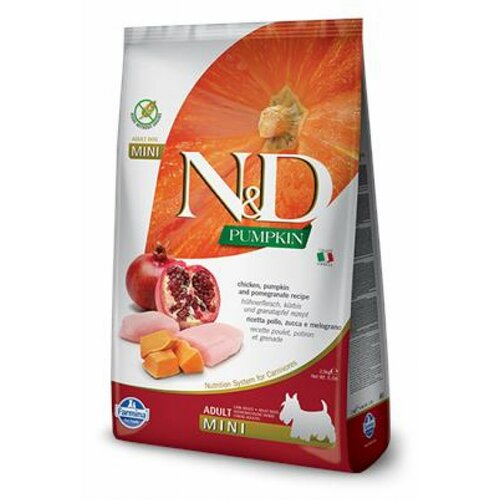 Farmina n&d pumpkin hrana za pse chicken&pom. mini 2,5kg Slike