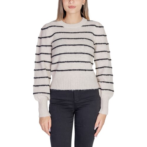 Jacqueline_de_yong Puloverji JDYSIGRID LIFE L/S ONECK PUFFDOT PUL KNT 15304813 Siva Cene