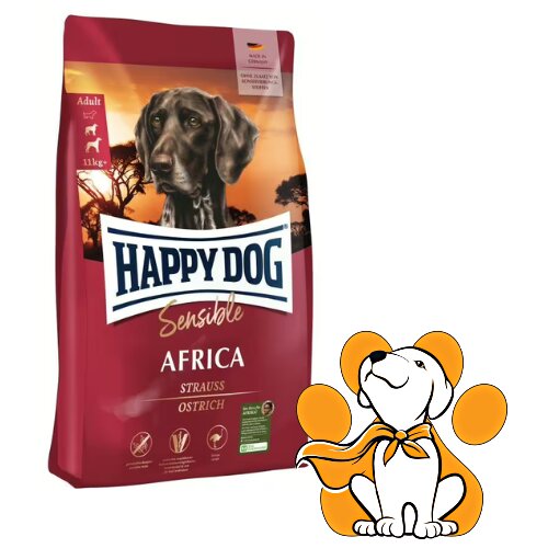 Happy Dog Afrika Ostrich 4kg Monoproteinska Hrana Za Pse Na Bazi Nojevog Mesa Cene
