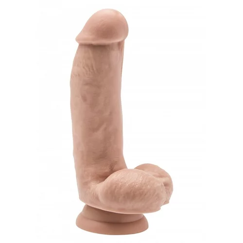 AsRock Realistični penis z testisi in sesalnim pokalom 15 cm, (21084229)