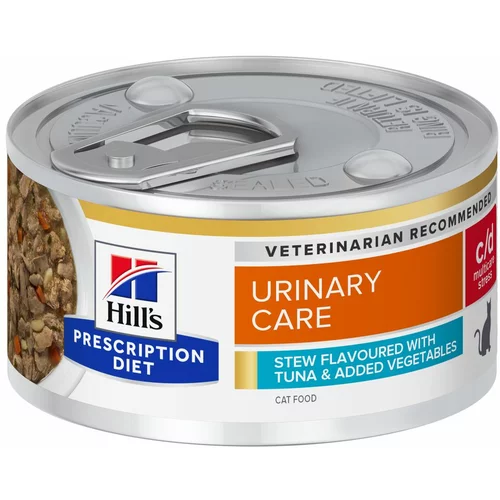 Hill’s Prescription Diet c/d Multicare Stress Ragout s tuno in zelenjavo - Varčno pakiranje: 48 x 82 g