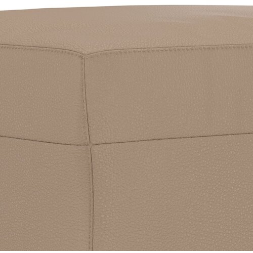  Klupa boja cappuccina 100 x 35 x 41 cm od umjetne kože Slike