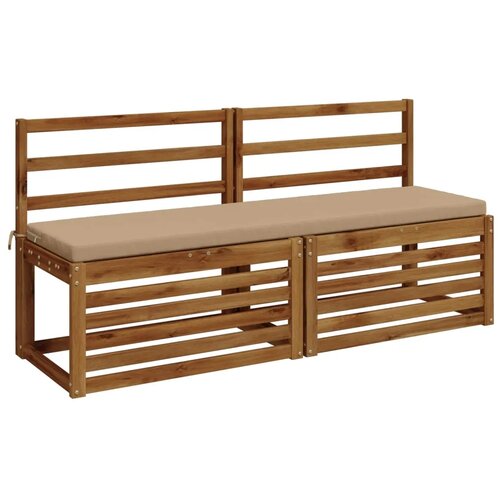  Jastučići za klupe - 2 dijela SOEST 2 kom. 100% poliester - Pijesak 150 x 40 x 5 cm Melange Cene