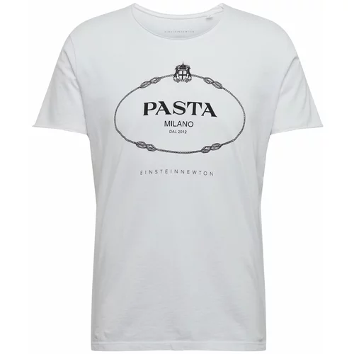 EINSTEIN & NEWTON Majica 'Pasta T-Shirt Bass' bela