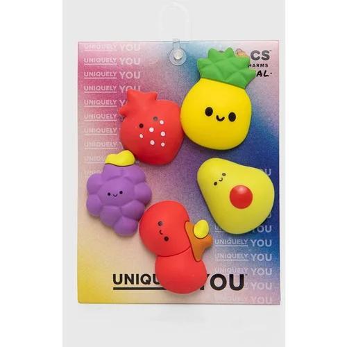 Crocs Bedževi za obuću Squish Fruits 5-pack 10012181