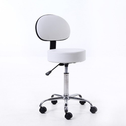 Masterpro pomoćna kozmetička stolica sa naslonom MP009 - white Cene