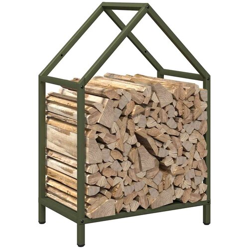 Stalak za drva 40x25x60 cm hladno valjani čelik Slike