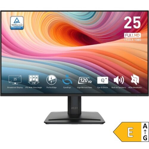 MSI Zaslon PRO MP251 E2 / 24.5" / FHD / IPS / 120Hz / 1ms (MPRT) / črn Cene