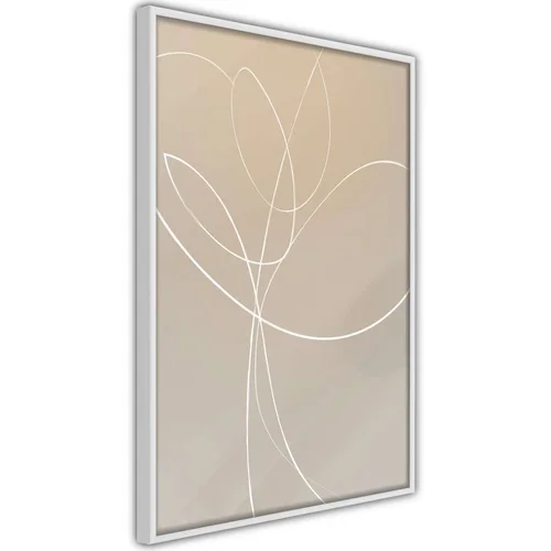  Poster - White Tulip 30x45