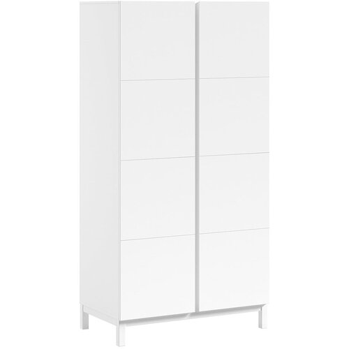 Vipack Bela otro&amp;scaron;ka garderobna omara 99x196x58 cm Eva &amp;ndash; Slike