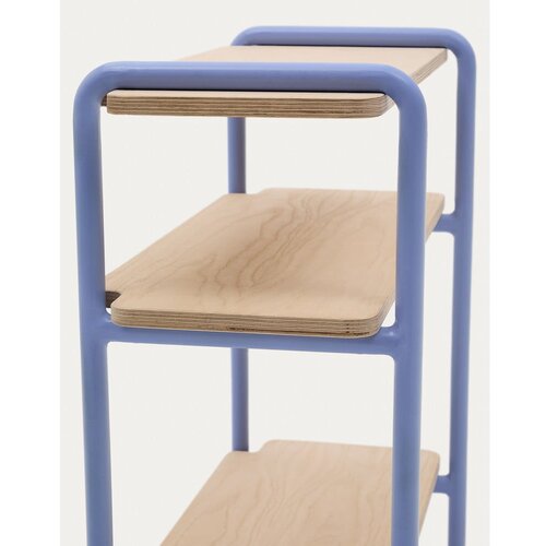 Kave Home Svijetlo plava/u prirodnoj boji viseća dječja biblioteka u dekoru jasena 60x70x28 cm Tinn &amp;ndash; Slike