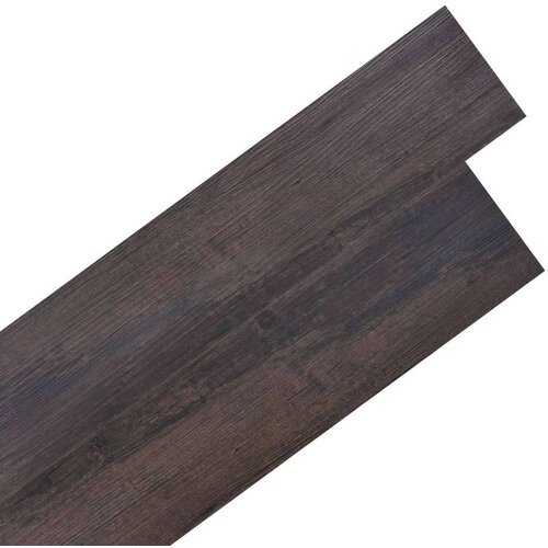  Samoljepljive PVC podne daske 30 5 x 61 cm 28 pcs PVC - Tamno smeđa Slike