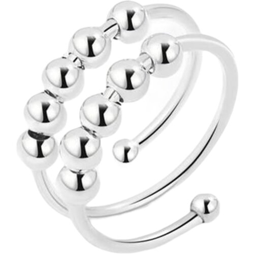 INF Antistresni obroč dvojno nastavljiv baker PlatinumSilver 17 mm, (21237992) Slike