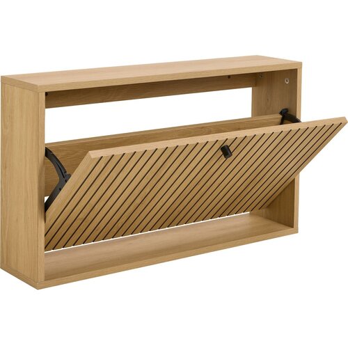 Actona Preklopna omarica za čevlje v hrastovem dekorju v naravni barvi 72x43x17 cm Albany &amp;ndash; Slike