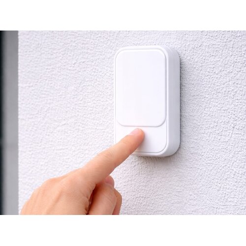  Brezžični 230V LED elektronski zvonec 38 melodij do 130m IP68 bel 2 Slike
