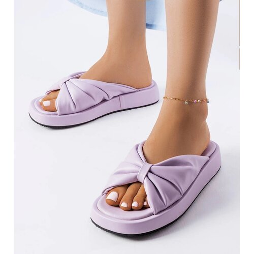Gemre Purple wedge flip-flops Hog Cene