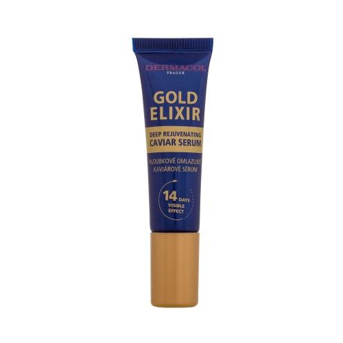 Dermacol Gold Elixir Deep Rejuvenating Caviar Serum serum s kaviarjem za globinsko pomlajevanje 12 ml za ženske Cene