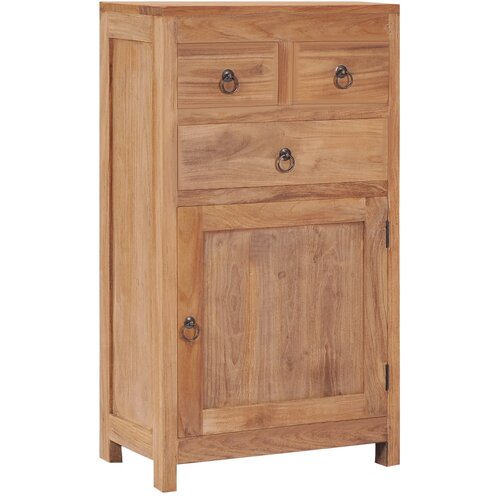 VidaXL Komoda 50x30x90 cm trdna tikovina Slike