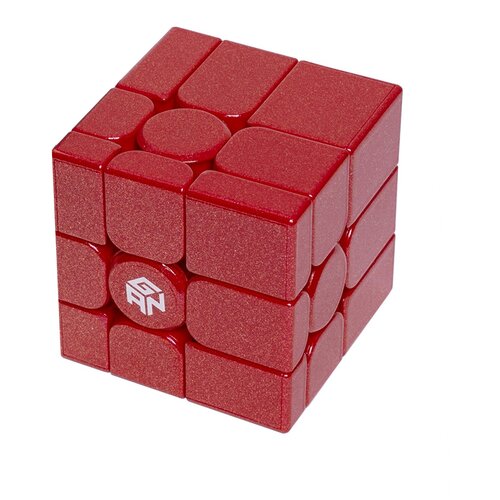  Rubikova kocka 3x3 GAN Mirror UV Magnetic, crvena Slike