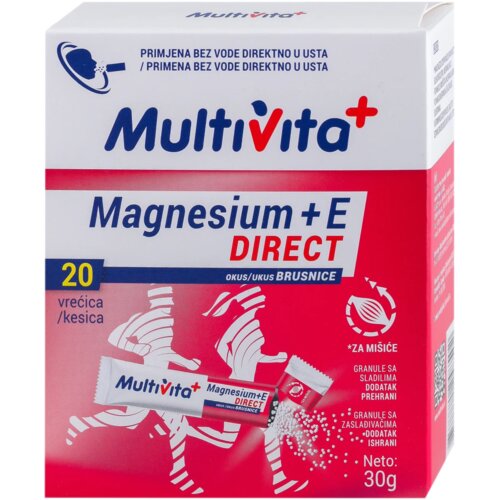 Multivita magnezijum + e direct 20 kesica Cene