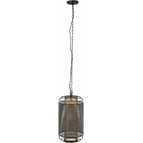 Dutchbone Črna viseča svetilka s kovinskim senčnikom ø 25,5 cm Archer - Dutchbone