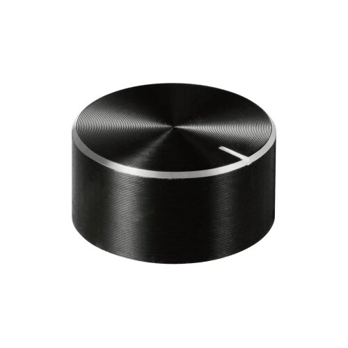 TRU COMPONENTS TC-11613832 okretni gumb s gumbom za obilježavanje crna (&amp;Oslash; x V) 20 mm x 10 mm aluminij, plastika 1 St. Slike