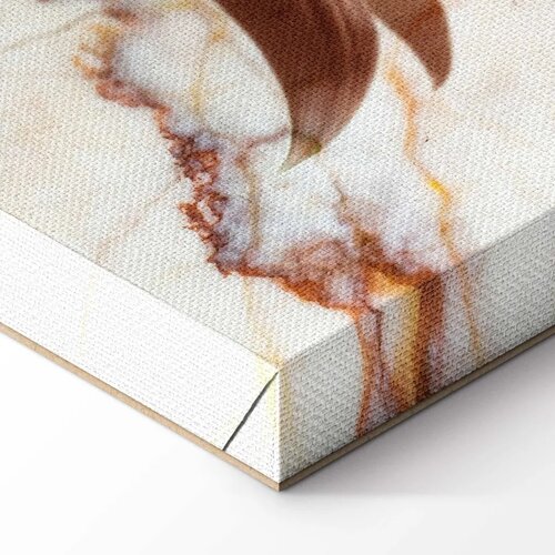  Slika - Elegance of a Flower (1-part) - Delicate Lily on Marble in Sepia 60x90 Slike