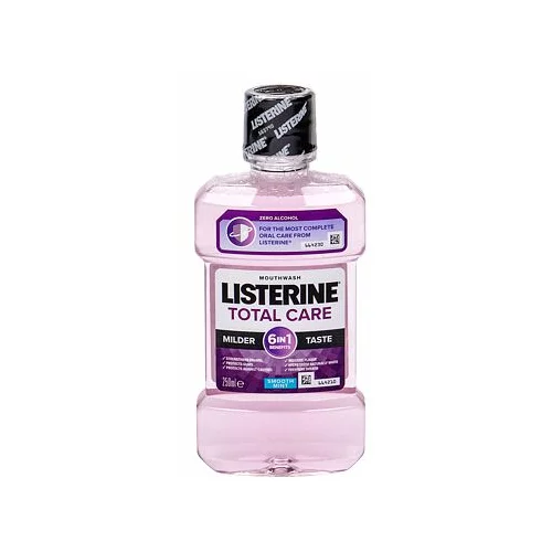 Listerine mouthwash total care smooth mint 6 in 1 ustna vodica 250 ml unisex